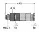 TURCK 6901011 BS5141-0 M8 x 1 / D 8mm Rundsteckv, attachable connector, straight