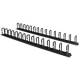 STARTECH.COM Vertical Cable Organizer with D-Ring Hooks - Vertical Cable Management Panel - 0U - 6 ft.