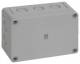 Rittal 9508050 PK Polycarbonate enclosure, WHD: 130x94x57 mm, fibreglass-reinforced polycarbonate, with knockouts, with grey cover