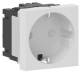 GGK 6960 Schuko socket outlet 1-way white matte 