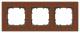 Siemens 5TG11032 5TG1103-2 DELTA miro Frame 3-gang, Wood Species Maple 232x90mm 5TG1103-2