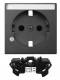 Merten MEG2335-0414 extension set ÜSS for anthracite socket system M