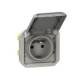 Legrand 069551L Plexo New Einsatz Steckdose F/B Std Steckklemme EB IK 08 Grau