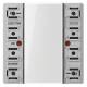 Jung LS5212TSM KNX Tastsensormodul 1fach 24VAC/DC 1-Kanal 2Schaltp. LS/FD-design