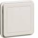 Hager WNA157B blind lock insert W. 1 IP55 polar white