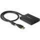 Startech.com MDP2DVID2 Mini DisplayPort auf Dual-Link-DVI-Adapter - Stromversorgung über USB - aktiv - schwarz - 