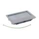 Legrand 088003 Deckel für Gerätebox mit Teppichrand 8/12 Module Edelstahl