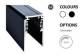 Powergear PRO-DN130-B-PT 48V mounting rail deep, black, 3 meters