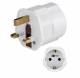 Goobay 45353 Power adapter - protective contact socket (Type F, CEE 7/4) > British 3-pin plug (Type G, BS 1363)