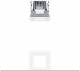 Zumtobel P-INF Q100L LED1600-930 LDO WH WH LED recessed ceiling light 60817947