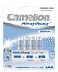 Micro battery CAMELION ''AlwaysReady'', NiMH, 800 mAh, type AAA, blister of 4