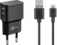 Goobay 44984 Micro USB dual charging set 2.4 A - power supply with 2x USB socket and micro USB cable