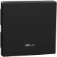 Merten MEG3320-0403 rocker with control window matt black System M