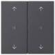 GIRA 538628 rocker 2f arrows control system 55 anthracite