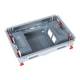 Legrand 088023 Gerätebox mit Teppichrand 8 Module vertikal