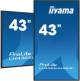 Iiyama LH4365UHSB-B1 109,22 cm 43 Zoll 3840x2160 UHD VA-Panel 800 cd/m² 1200:1 statischer Kontrast 8 ms Landscape oder Portrait-Modus