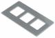 Hager GTVDM013 Montageplatte Daten 3-fach RJ45 19,3x14,8