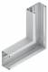 Niedax GAV133-78N channel flat aluminum angle , vertical