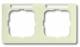 Busch Jaeger 2CKA001754A4095 BJ 1732NSKA-212 Rahmen 2f linear waagerecht Busch-Duro 2000 SI weiss