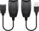 Goobay 93321 USB-Verlängerungsadapter bis 40 m über CAT-Kabel - USB-1.1-Stecker (Typ A) > USB-1.1-Buchse (Typ A)