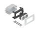 Niedax GES2VWVW GES 2 VW VW device mounting system, pre-configured, double, mounting
