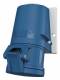 Mennekes 1341 16A3P 6H230V Wanddose TwinCONTACT IP44 blau
