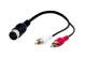 Goobay 50004 Audio cable adapter DIN socket 180° (5-pin) > 2x Cinch plug (audio left/right)