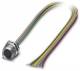 Phoenix Contact 1424229 Phoenix SACC-DSI-M8FS-8CON-M10/0,5 Sensor-/Aktor-Einbaubuchse 8-pol