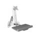 Wandhalterung IcyBox 61 cm ( 24 Zoll ) 61 cm mit Tastatur- und Mausablage