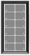 Issendorff 30228 LCN GTS12B GT rahmenlos schwarz mit 12 Tasten 12LEDs Bargraph integr.TS 