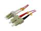 Fiber optic 2-fiber patch kit. 1.5mtr.LC-SC, 50/125um,OM4, AD=2mm, Synergy 21
