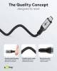 Goobay USB-C™-Kabel, USB4™ Version 2.0, 1 m, schwarz,silb