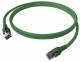 ZVK EasyLan CP1KGDGDG0010 FlexBoot Kat.6 Patchkabel Kl.EA geschirmt grün 1,0m