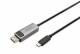 DIGITUS USB Type C to DisplayPort bidirectional adapter cable