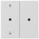 GIRA 510827 KNX RF Bedienaufs.2f Pfeile System 55 Reinweiß m