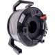InLine® Netzwerk-Kabeltrommel Outdoor, Cat.6A PUR RJ45, 90m, schwarz