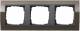 Gira 0213768 brown clear cover , 3-way event for anthracite inserts