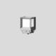 BEGA Gantenbrink 84680AK4 Pollerleuchtenkopf 4000K silber 160x160 mm