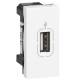 Legrand 078761 USB-Anschlussbuchse 1-modulig Mosaic ultaweiß