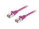 Equip 606806 Patch cable Cat6A S/FTP 2xRJ45 5.00 m purple LSZH poly bag