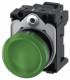 Siemens 3SU11026AA403AA0 3SU1102-6AA40-3AA0 indicator, 22mm round green lens smooth AC / DC 24V