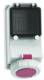 Bals 15028 Wandsteckdose GT abgesichert 16A 5p 400V 6h IP67 Geh.Gr:225x118