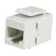 StarTech.com White Cat 6 RJ45 Keystone Jack Network Coupler - F/F - 1 x RJ-45 Female Network