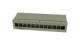 Synergy 21 S216335/S216364 Patch Panel 12xTP, CAT6A, inkl. Keystone, Slim-line/Short 3P, Aufputz, Metall, Lichtgrau,