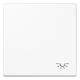 Jung LS990LWW For rocker push button with light symbol, LS 990 L WW alpine white