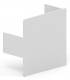 Ggk 2752 LFS LFS/EST40x40RW end plate, 40x40mm coated in pure white