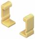 Niedax SKK60 protective cap pair H60mm PE plastic color yellow