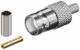 Goobay 11357 BNC Crimpkupplung - for RG 58 / U cable with gold pin