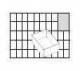 Cimco 419306 insert compartments for Carry-Lite type 80-BA7-1 79x109x69mm