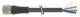Murrelektronik 7000-P4221-P040100 M12 Power L-kod. Buchse 0° PUR 5x1,5 schwarz 1m